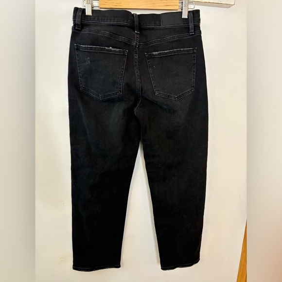 Pistola Black High Rise Straight Ankle Hidden Button Fly Jeans - Picture 5 of 9